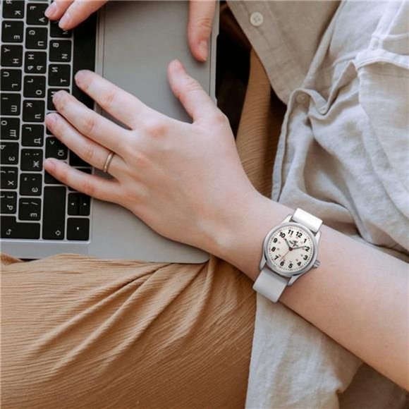 Wrist Watch Nurse Watch Quartz Second Hand Luminous Dial Silicone for Men Women - Picture 3 of 6